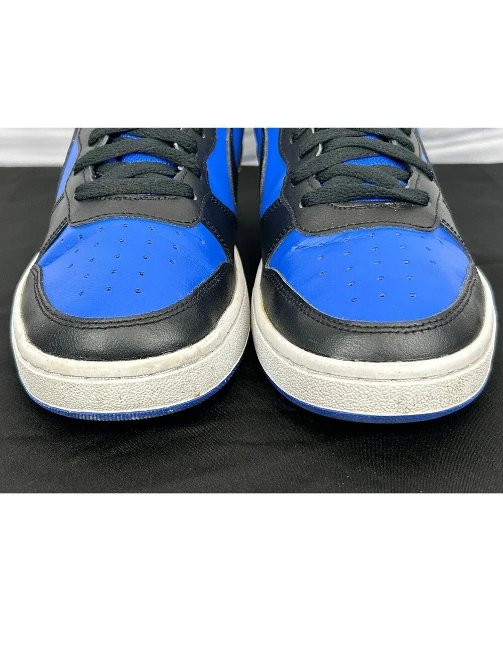 Nike Court Vision Mid Next Nature CD7782-404 Youth Size 7Y Blue Black Shoes